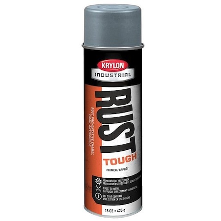 Krylon Spray Paint, 15OZ Aerosol Can, Liquid, Gray Color K00829008
